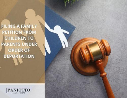 Filing a Family Petition From Children to Parents Under Order of Deportation